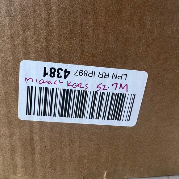 Michael Kors Lillie Moccasin Canvas Bar Flat Pink Women's 7 M NWOB - Picture 10 of 10